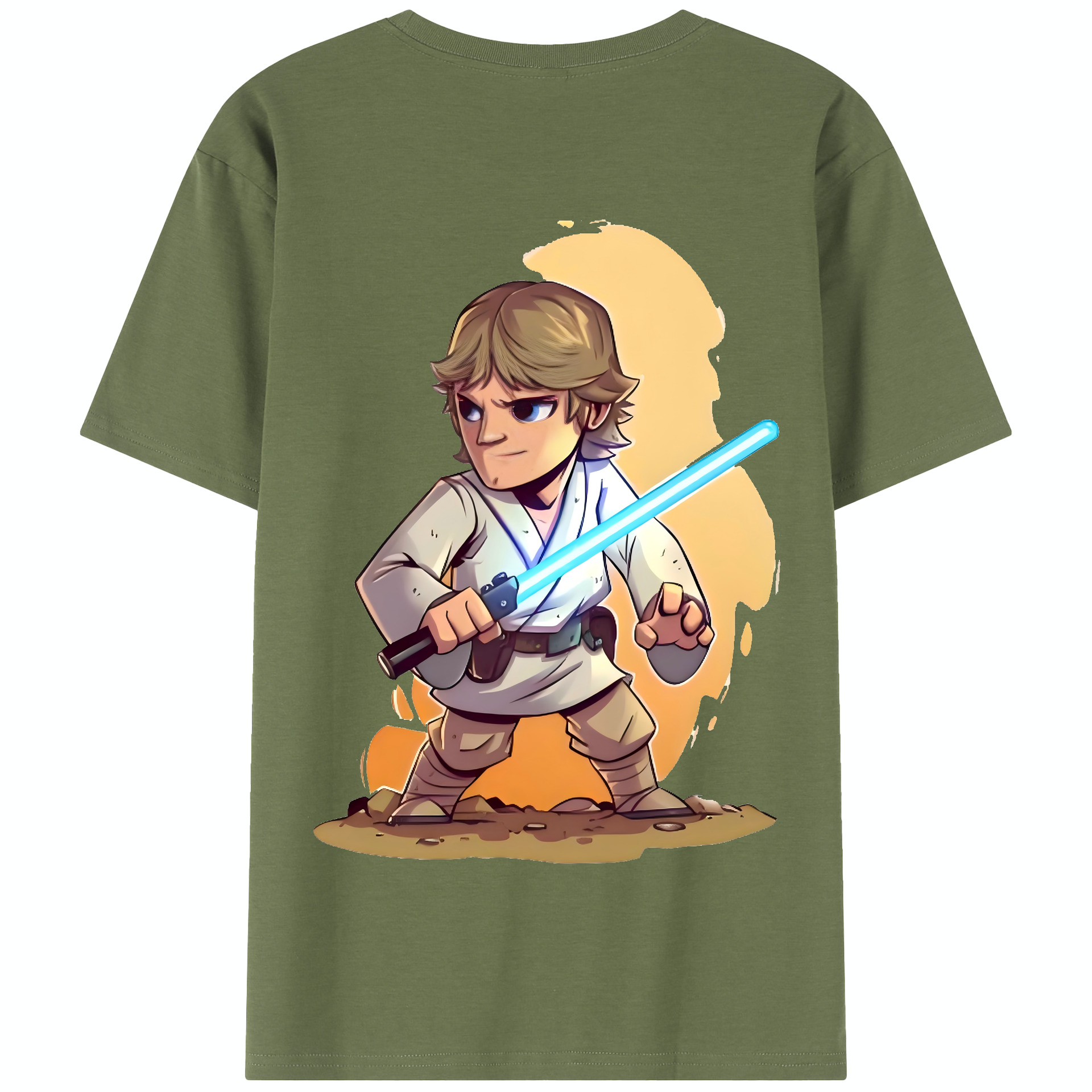 （画像用） スター・ウォーズ Star Wars 綿100％半袖Tシャツ（背面プリント）